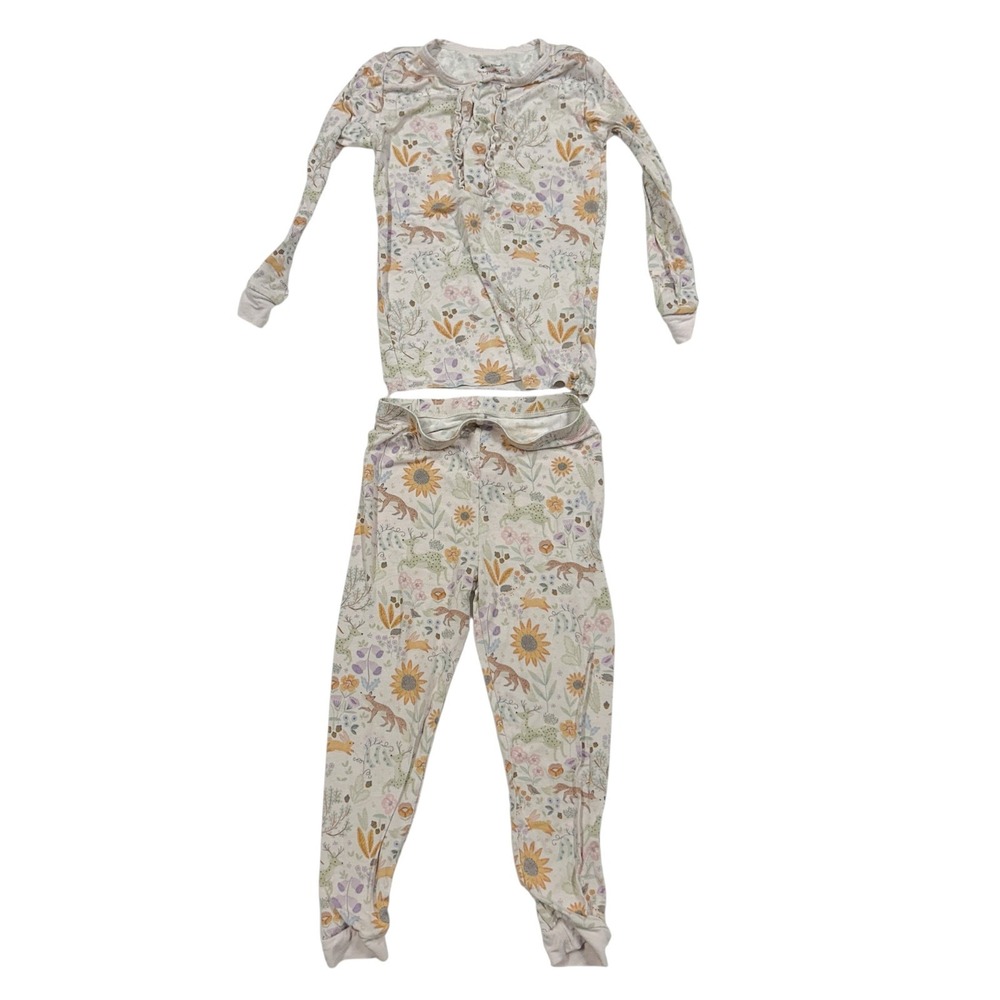 Magnetic Me 3T Girls Pajamas 2 pc Set "Garden of Dreams" Forest‎ Animals Modal
